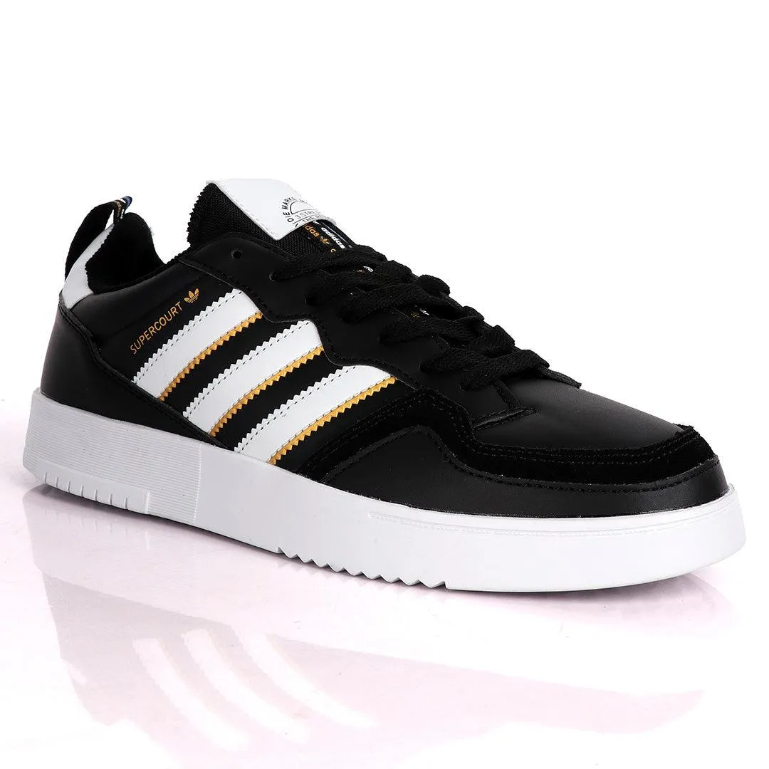 AD SuperCourt Trendy Black And White Sneakers