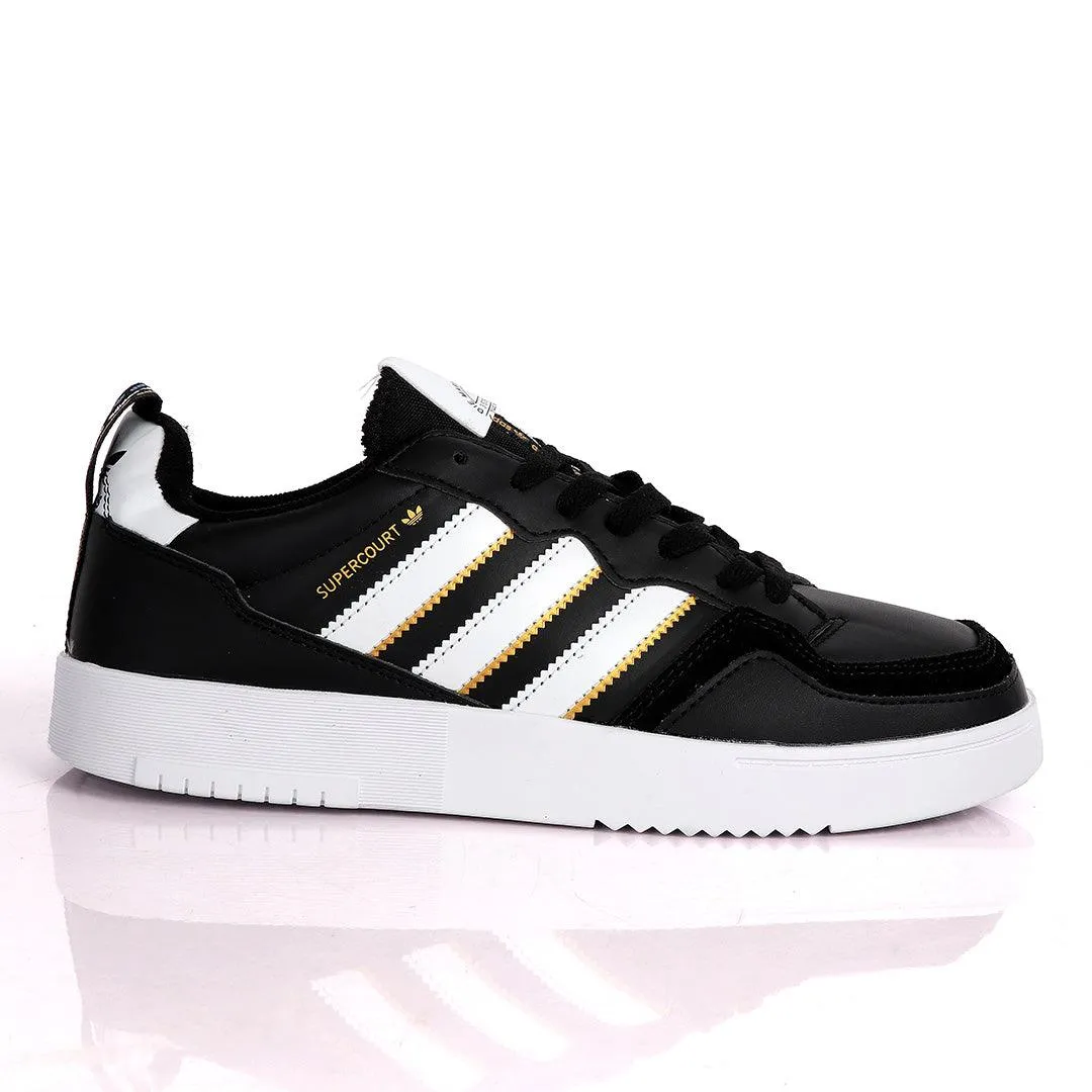 AD SuperCourt Trendy Black And White Sneakers