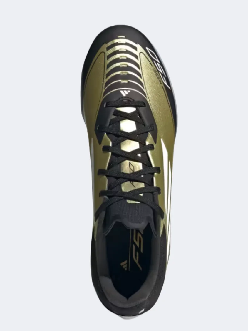 Adidas F50 League Tf Messi Men Turf Shoes Gold/White/Black