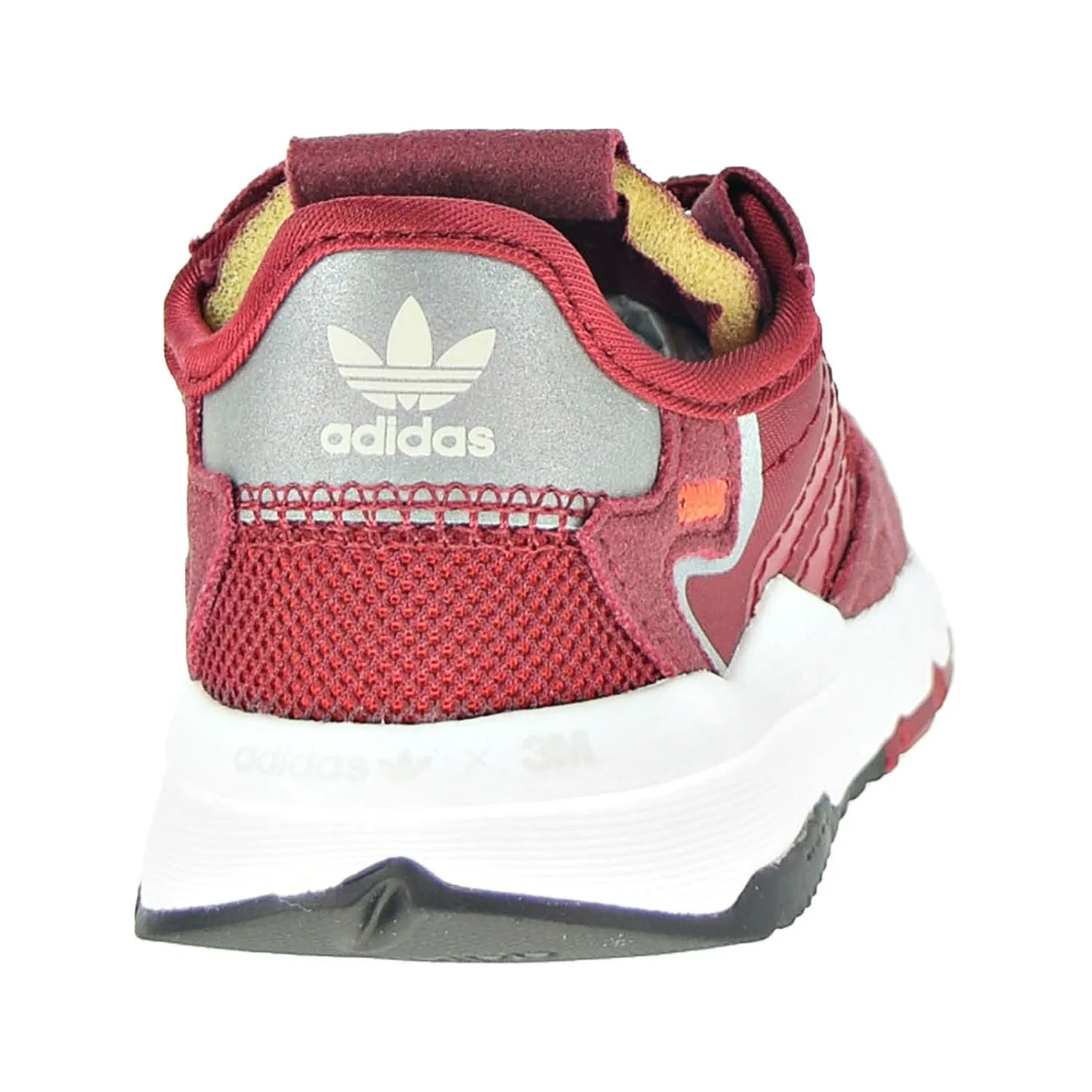 Adidas Nite Jogger Toddler Shoes Collegiate Burgundy-Cloud White