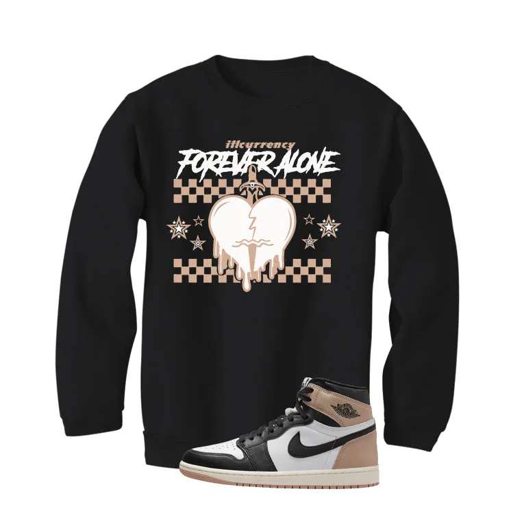 Air Jordan 1 High OG Latte Black T-Shirt (Forever Alone)| illcurrency