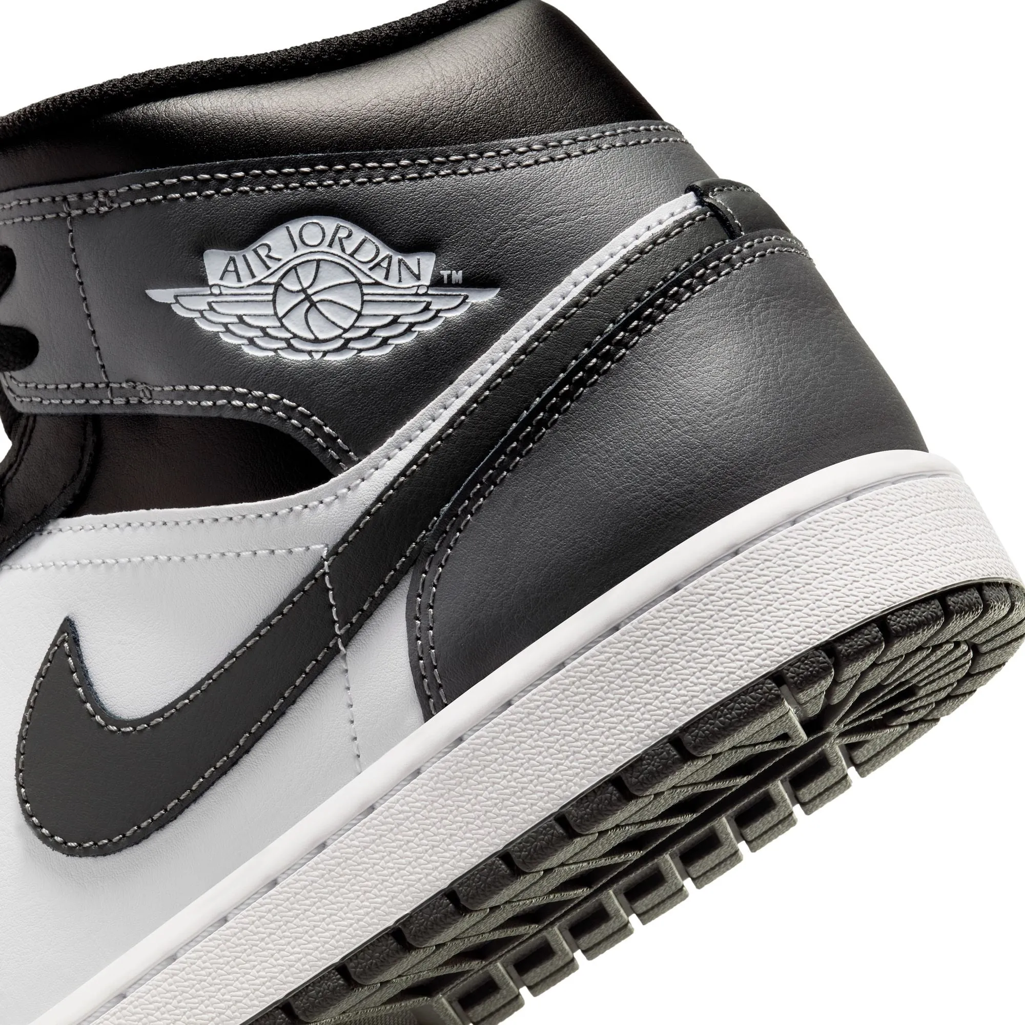 Air Jordan 1 Mid (Black/Iron Grey/White)