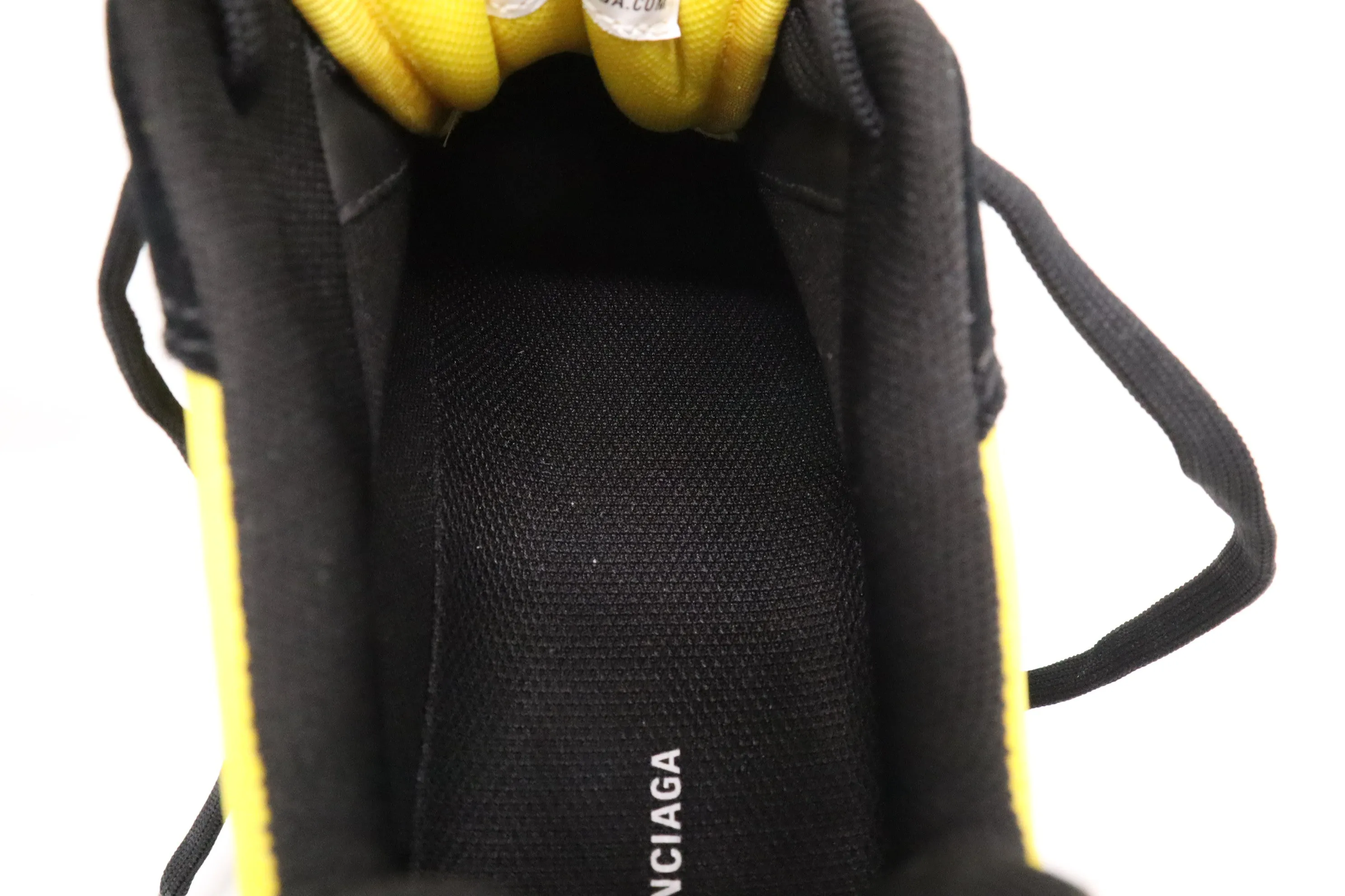 Balenciaga Triple S Sneakers in Black & Yellow