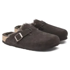 Birkenstock Unisex Boston Shearling Clog - Mocha