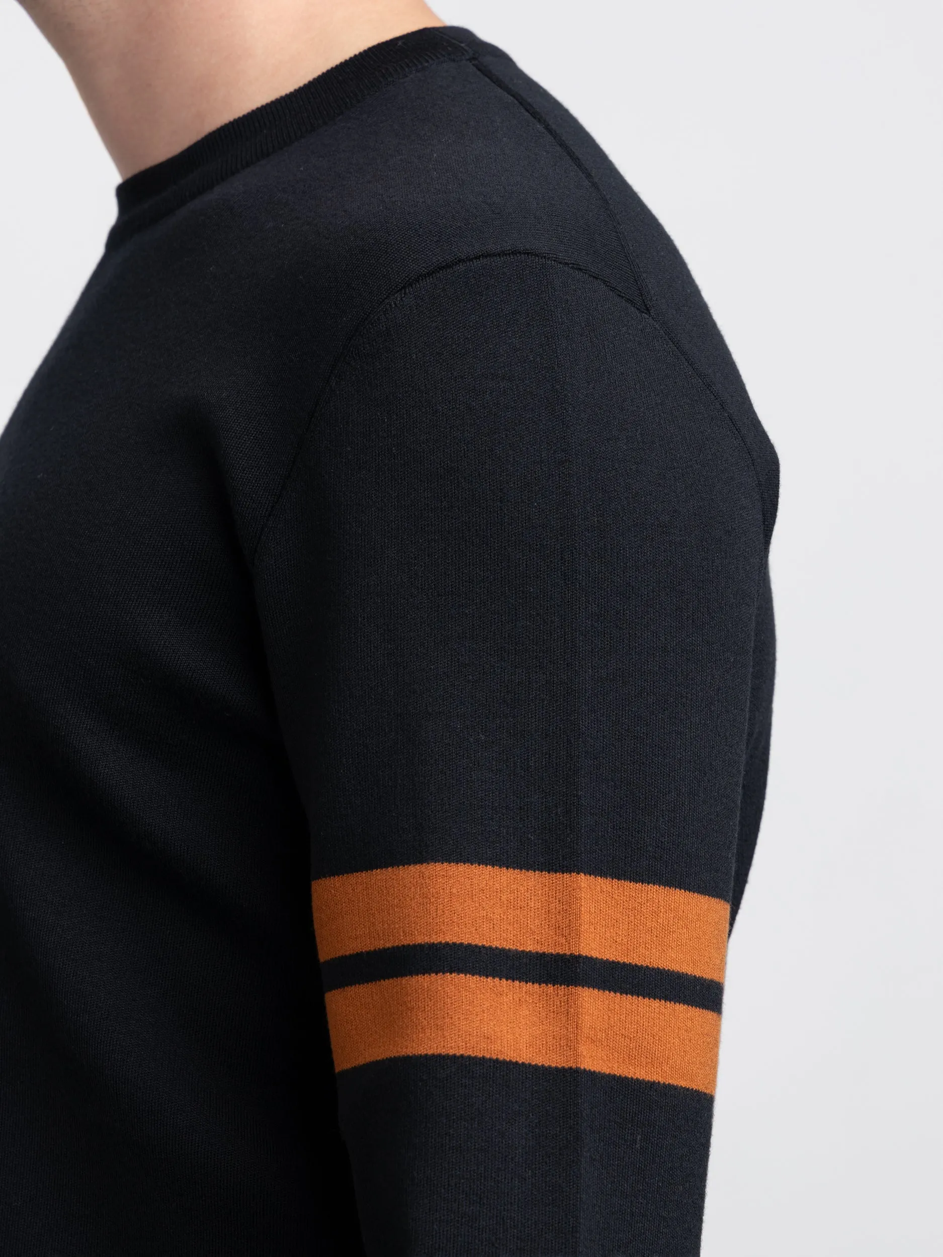 Black High Performance™ Wool Crewneck