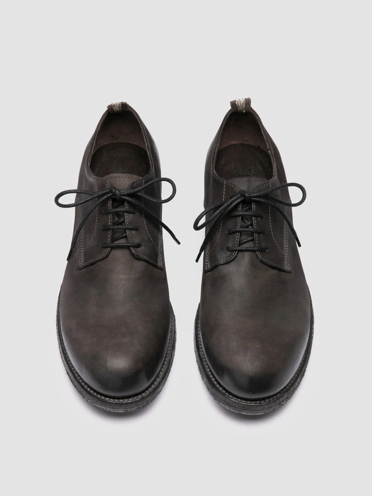 BULLA DD 101 - Grey Leather Derby Shoes