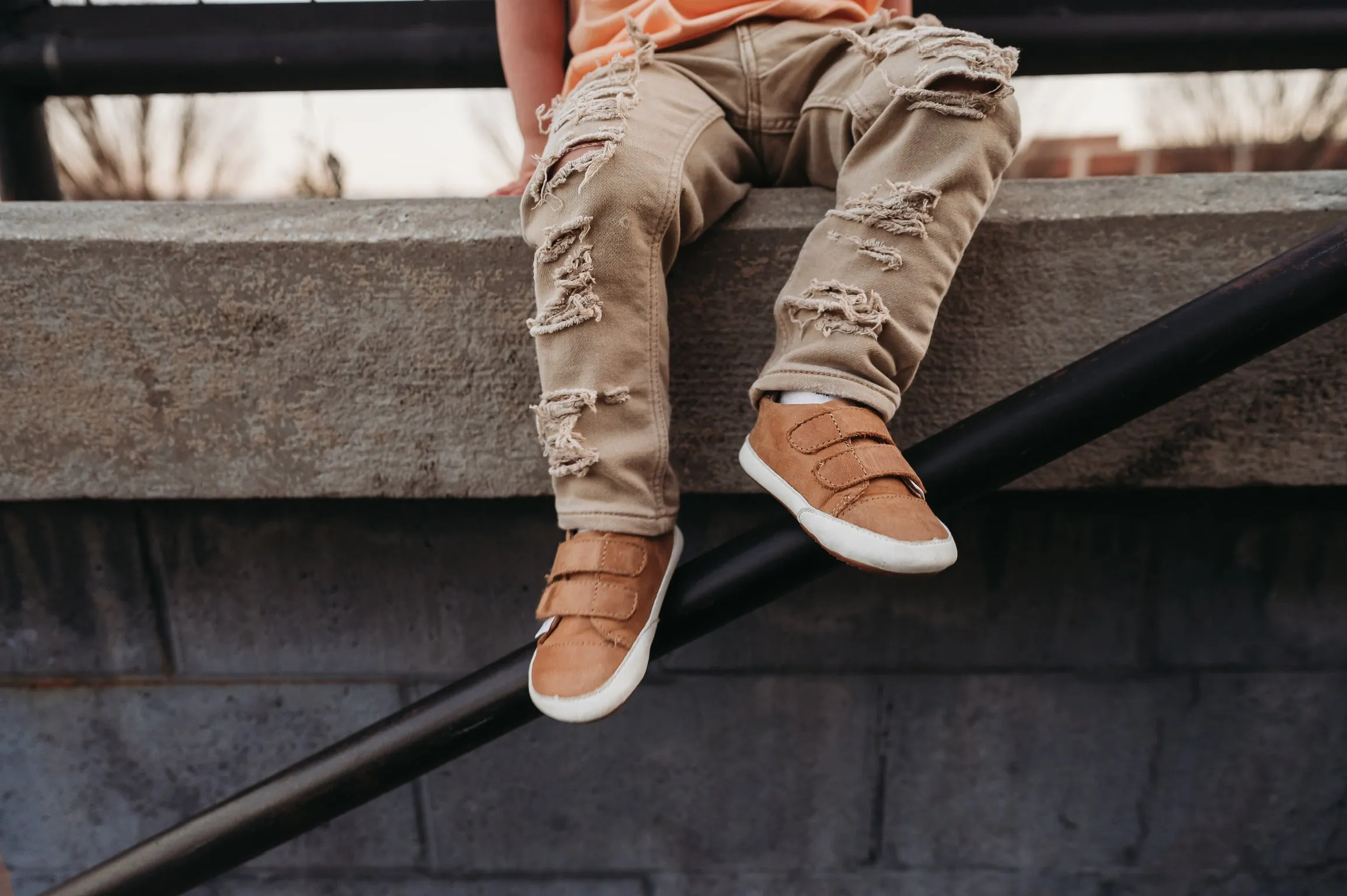 Casual Desert Sand Low Top {Premium Leather}