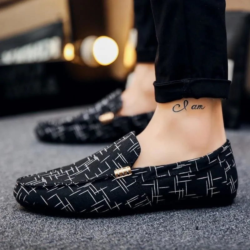 Comfortable Flat Casual Breathable Slip-On Soft Leather Loafers