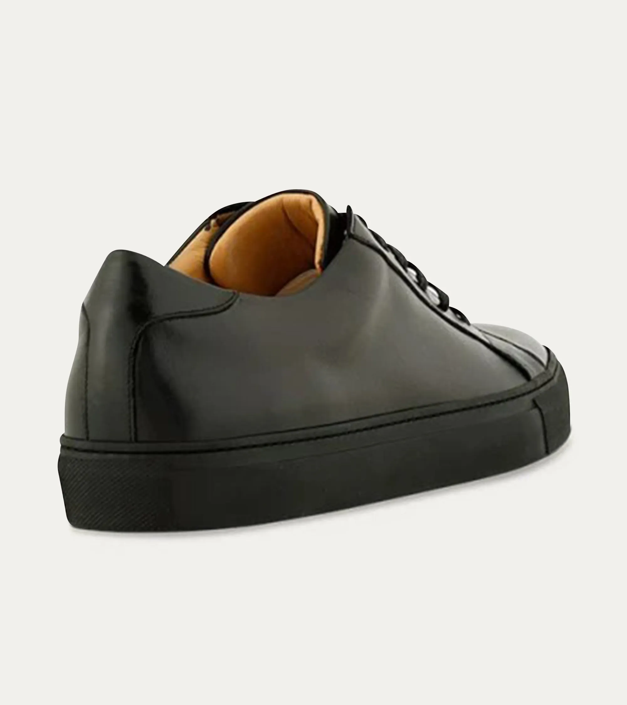 Dress Sneakers In Black With Black Outsole