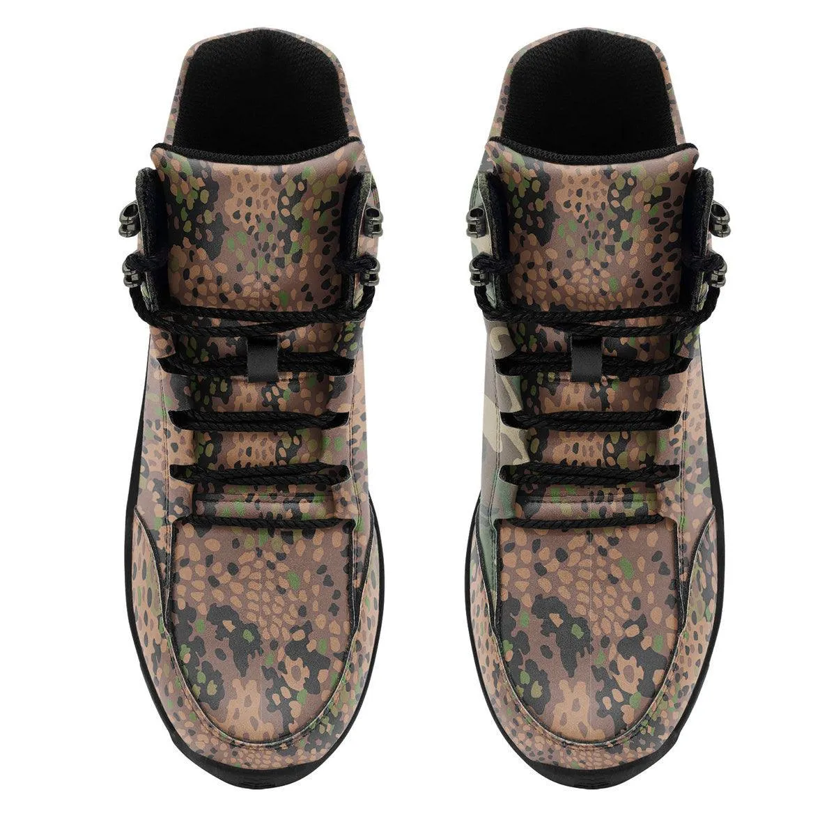 Erbsenmuster German Waffen-SS WWII Pea Dot Camo Patterns Hiking Shoes