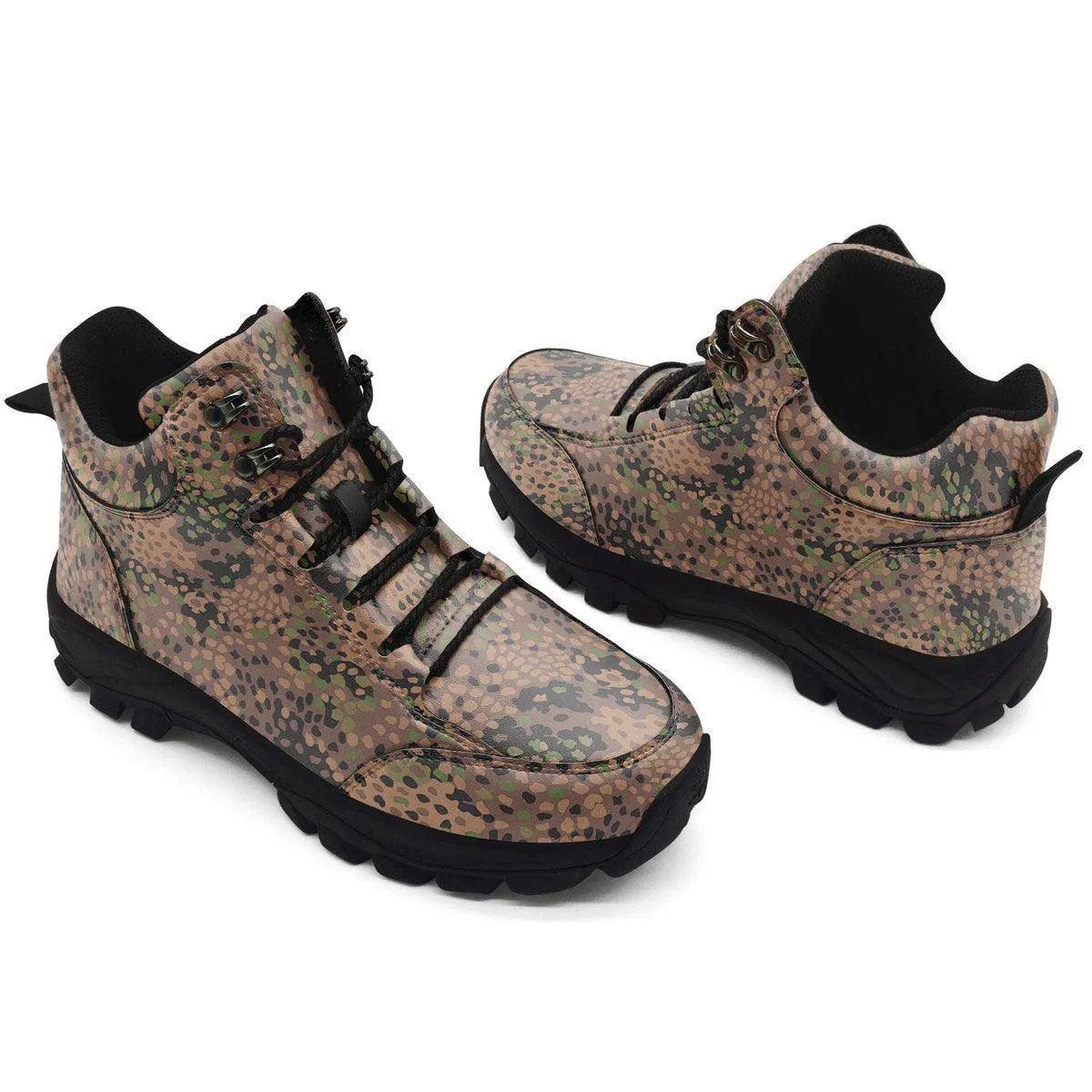 Erbsenmuster German Waffen-SS WWII Pea Dot Camo Patterns Hiking Shoes