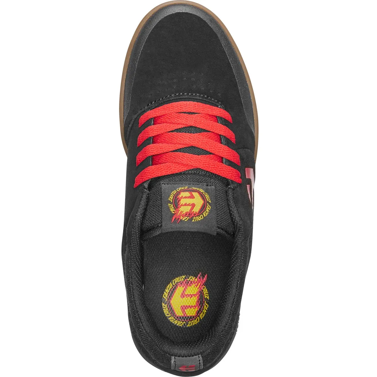 Etnies Shoes Marana x Santa Cruz Kids - Black/Red/Gum