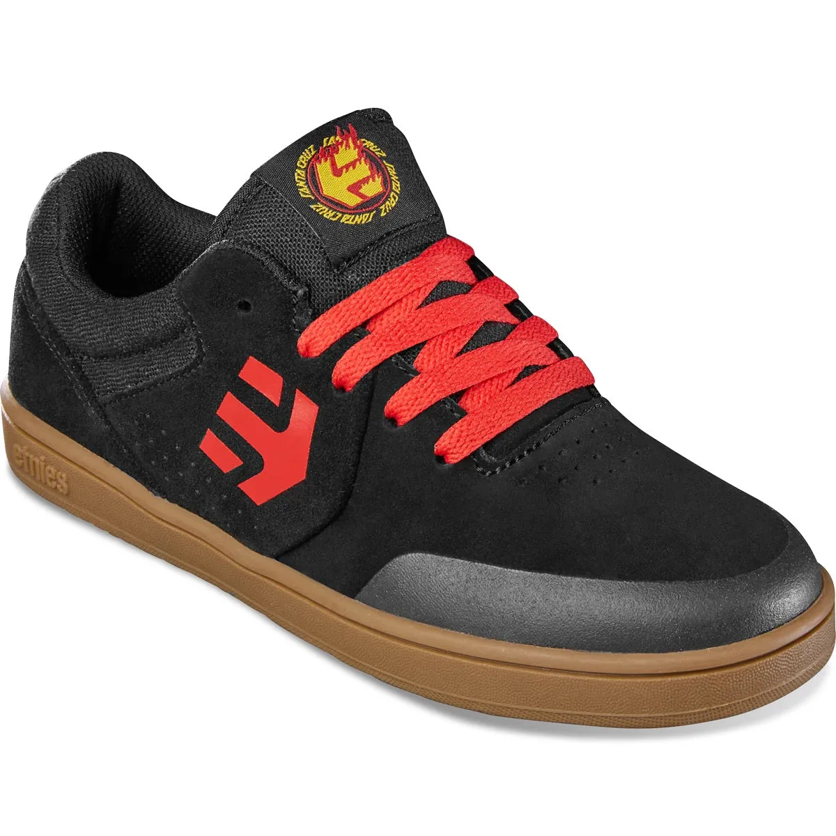 Etnies Shoes Marana x Santa Cruz Kids - Black/Red/Gum