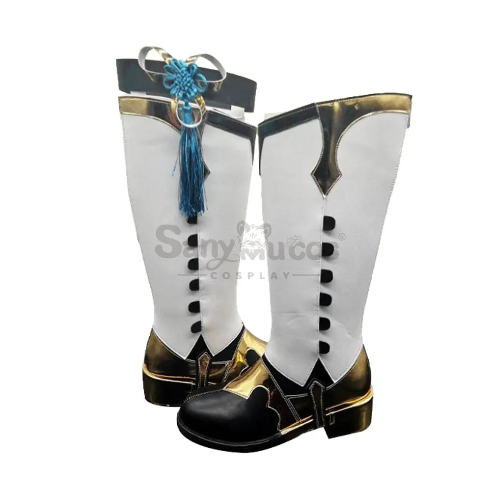 Game Genshin Impact Cosplay XingQiu Cosplay Shoes