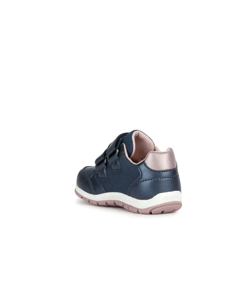 Geox Navy Infant Girls Runners B263YA