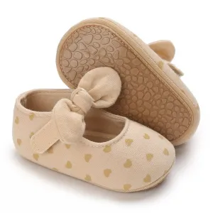 Girls Soft Comfortable Cotton Shoes With Rubber Sole