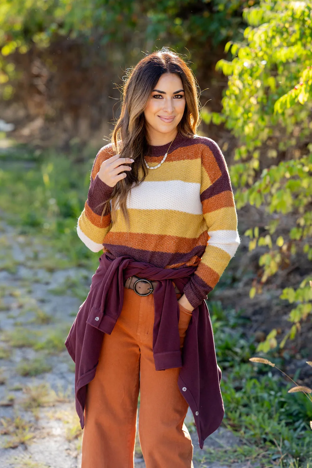 Harvest Striped Sweater