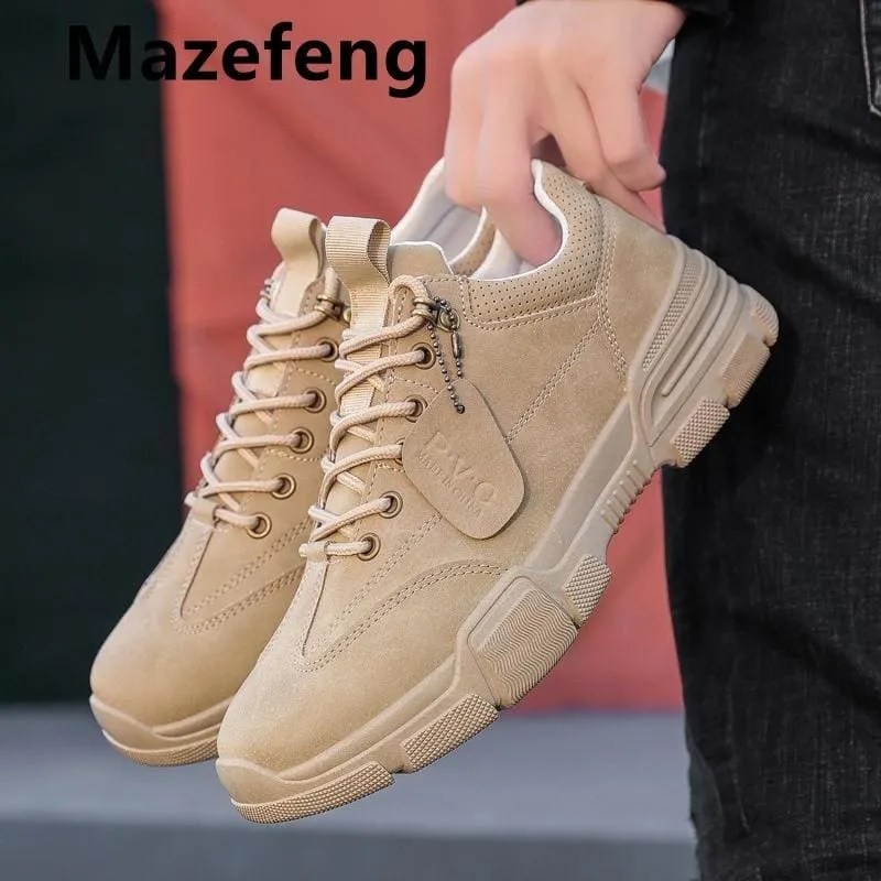 High-Top Comfortable PU Leather Casual Shoes For Men