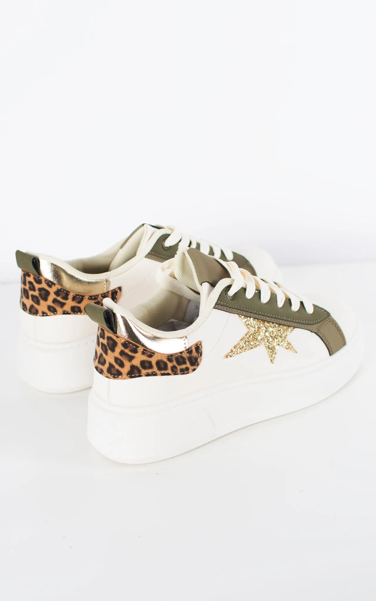 Mel Trainer | Leopard | Khaki