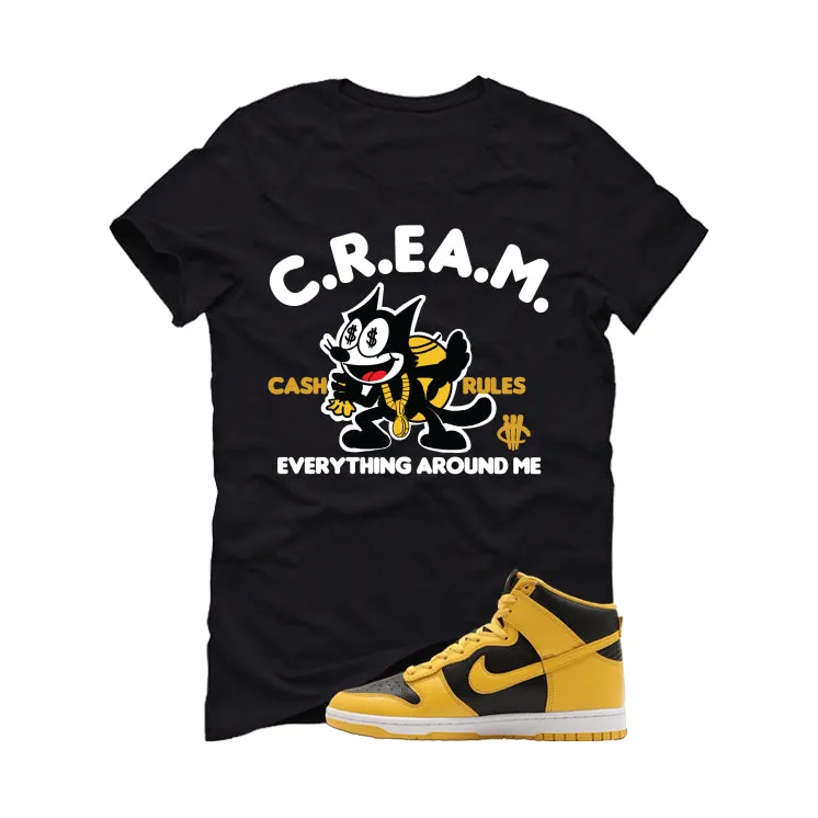 Nike Dunk High Wu-Tang Black T-Shirt (CREAM)| illcurrency