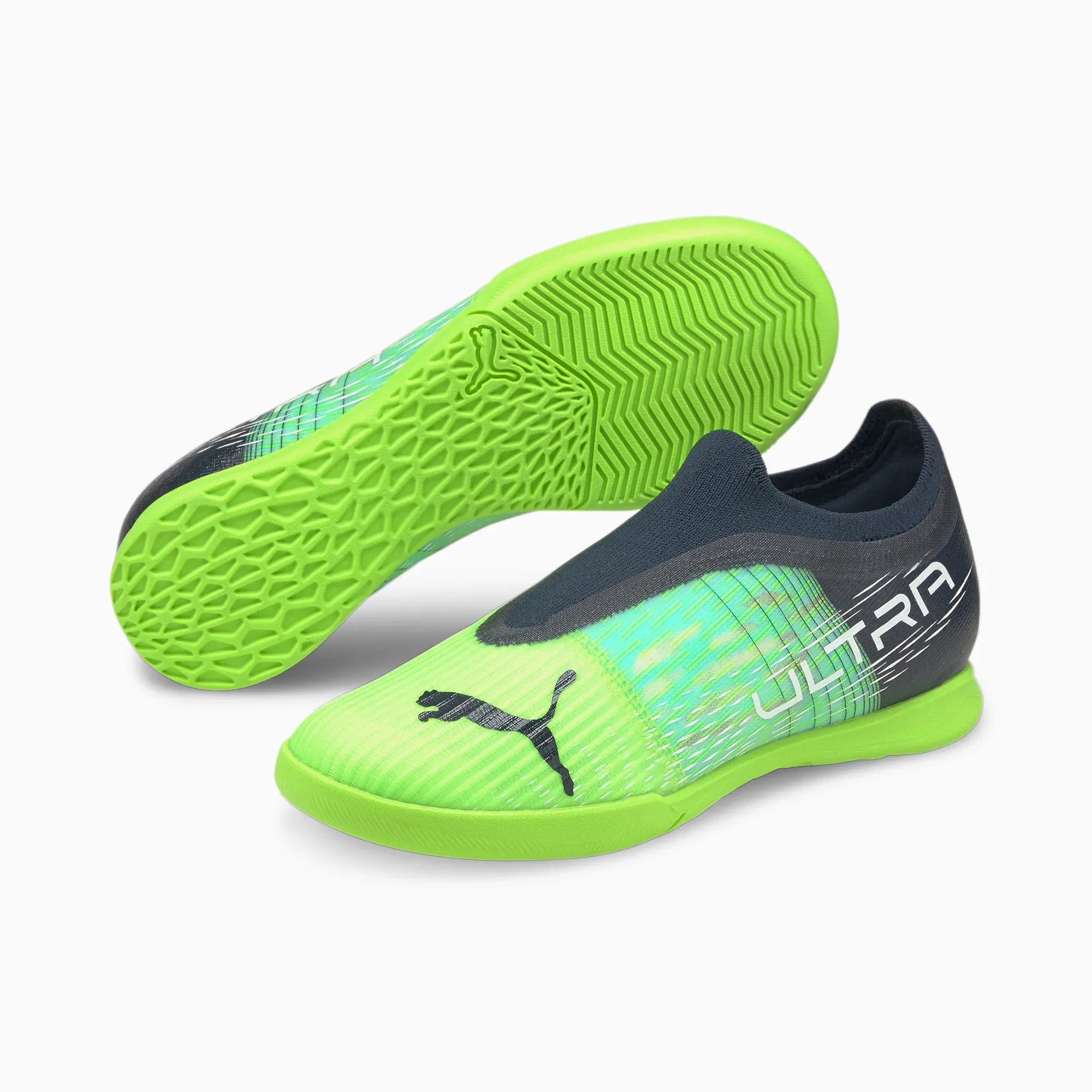 Puma Jr Ultra 3.2 IC-Green Glare/Elektro/Aqua/Spellbound