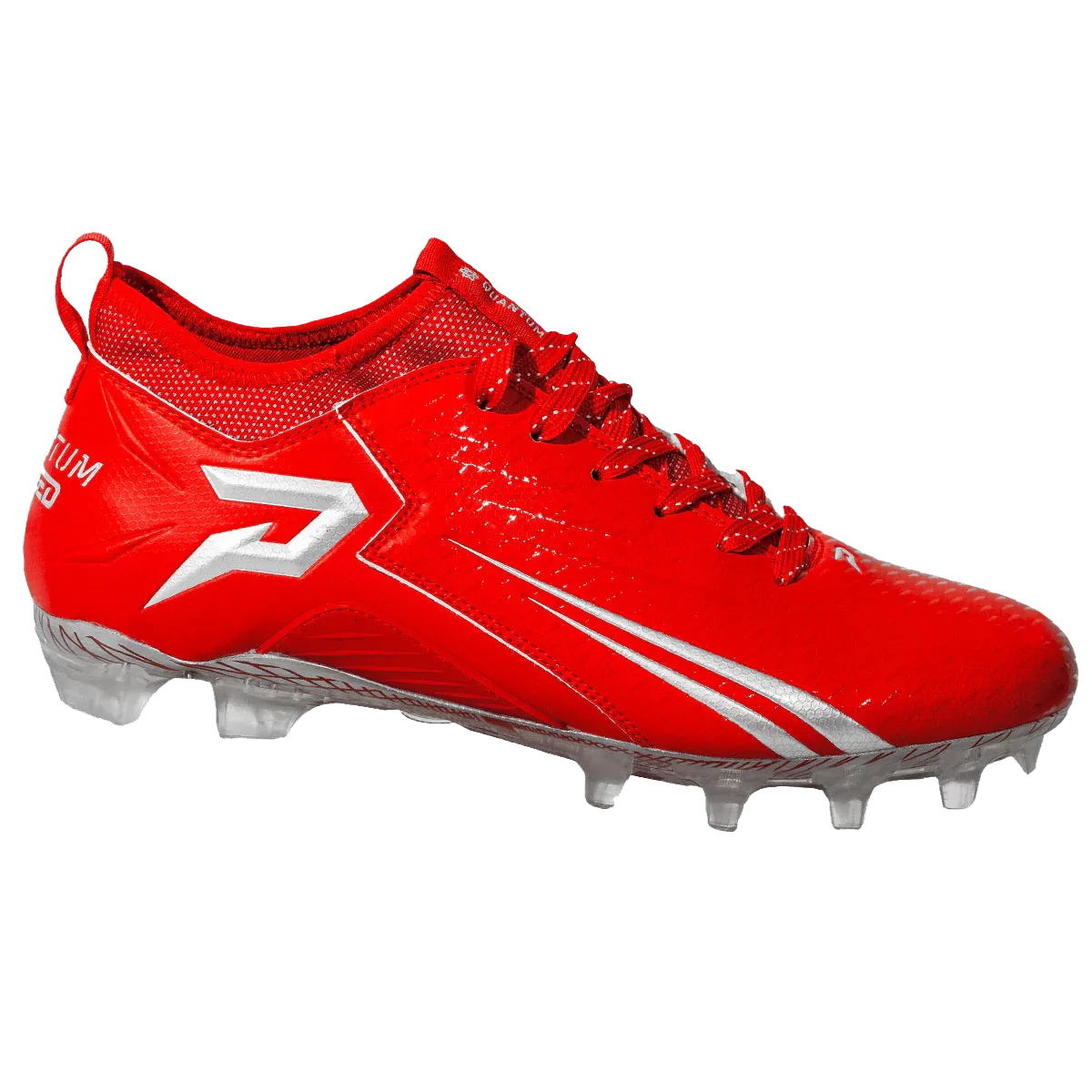 Quantum Speed: Football Cleats - Red - Team Colors