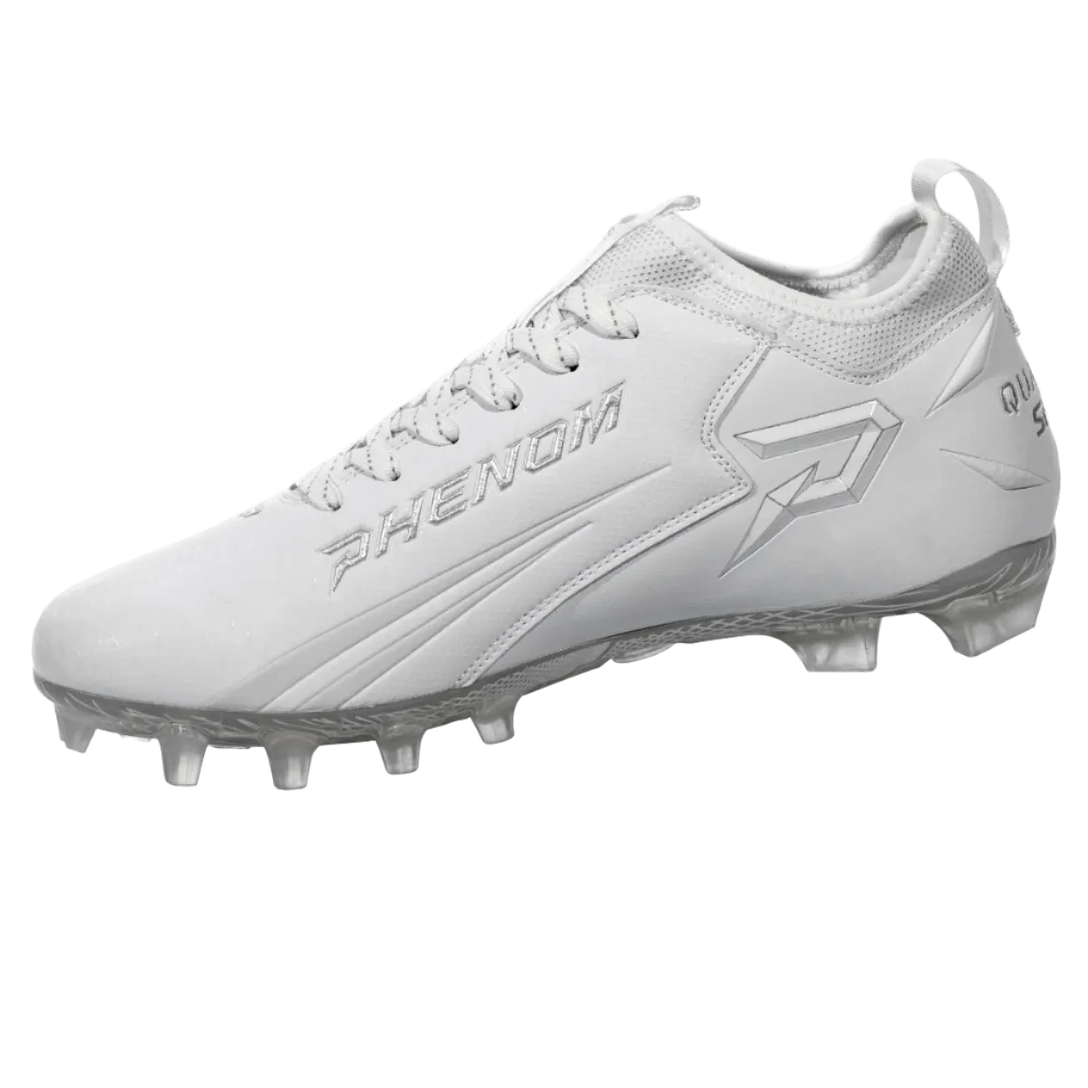 Quantum Speed: Football Cleats - White - Team Colors