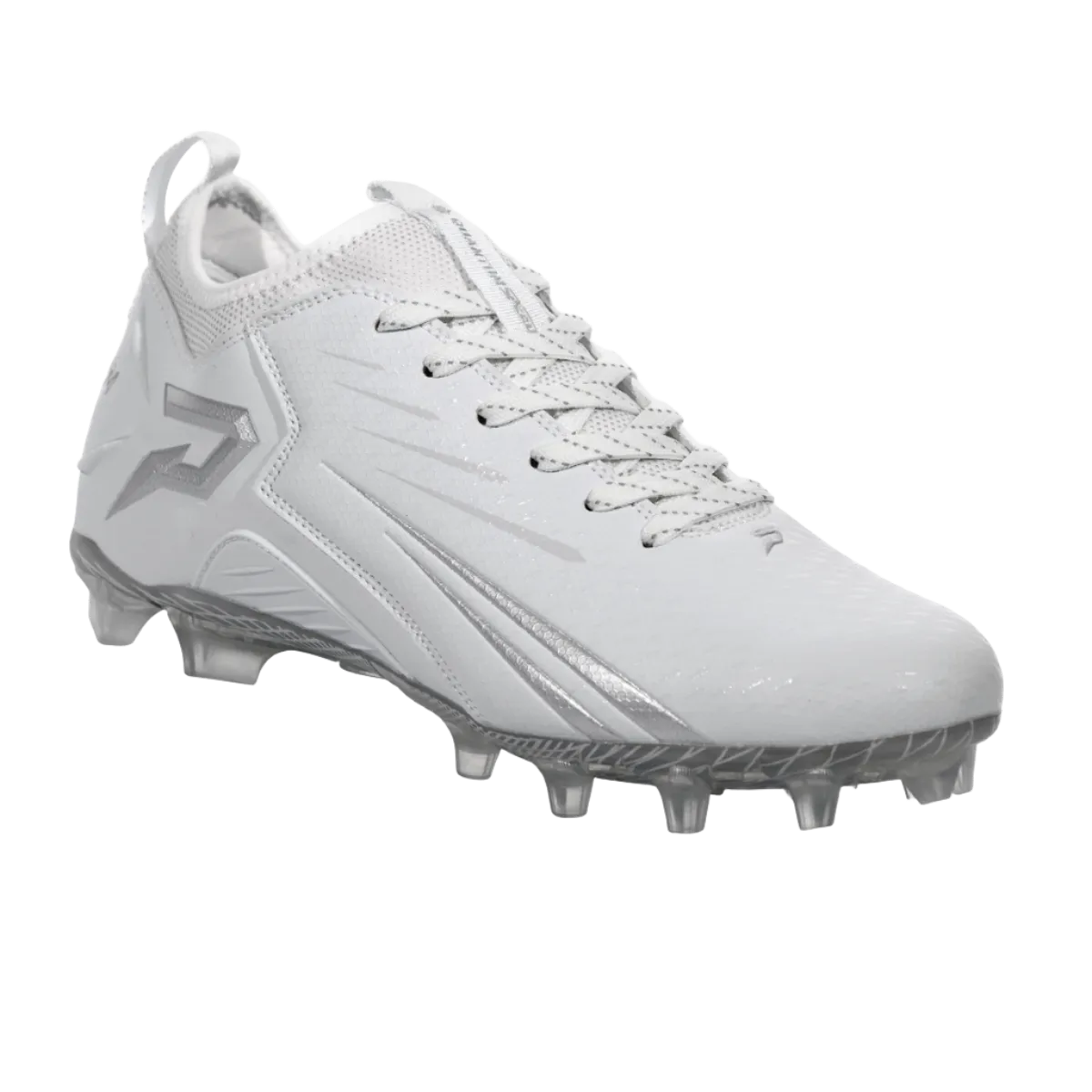 Quantum Speed: Football Cleats - White - Team Colors