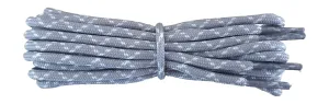 Round 3 mm Shoelaces Grey with White flecks for walking shoes or trainers