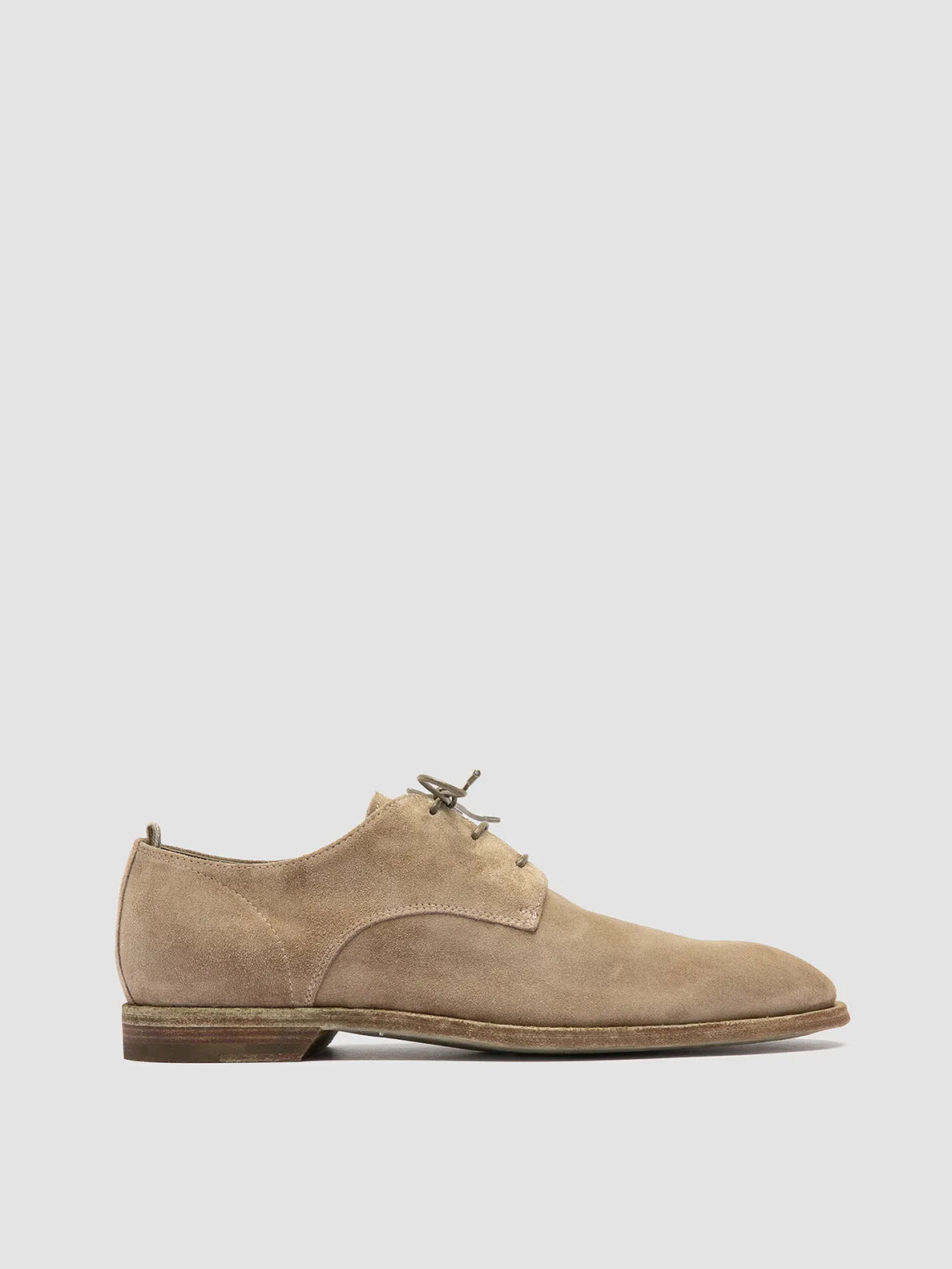 SOUND 002 - Taupe Suede Derby Shoes