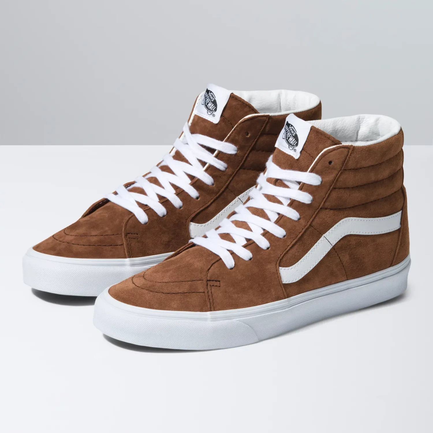 Vans Sk8-Hi Pig Suede Tortoise Shell Men's Skate Shoes